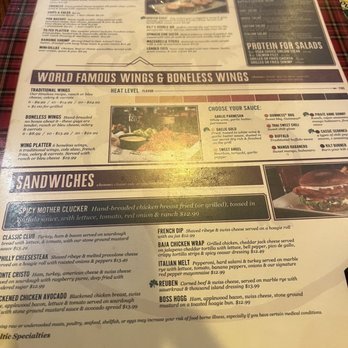 Tilted Kilt Pub & Eatery - Menu back - Pubs Near Me - Lexington, Kentucky Tilted Kilt Pub & Eatery - Menu back - Pubs Near Me - Lexington, Kentucky