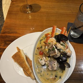 Trenasse - Stinky's Stew with a Pressed Crab Po-Boy. - Wine Bars Near Me - New Orleans, Louisiana Trenasse - Stinky's Stew with a Pressed Crab Po-Boy. - Wine Bars Near Me - New Orleans, Louisiana