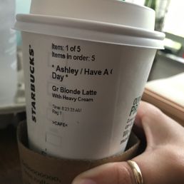 Cute note that made my day from my favorite sbux baristas Cute note that made my day from my favorite sbux baristas