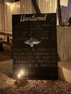 Menu photo 2 Hartwood Tulum, ROO Menu photo 2 Hartwood Tulum, ROO