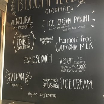Bloomfield Creamery - Nothing but the best ingredients - Ice Cream & Frozen Yogurt Near Me - Pasadena, California