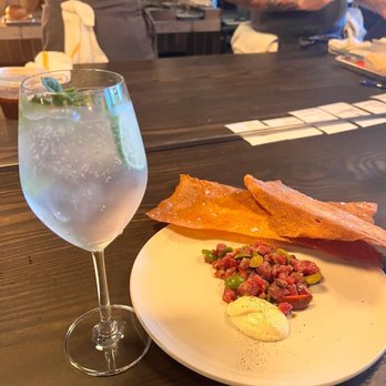 Warlord - Steak tartare and South African Gin & Tonic - delish - Specialty Food Near Me - Chicago, Illinois