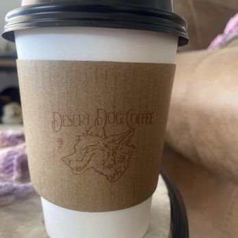 The Coyote Cone - Apple cinnamon Oatmilk latte - Coffee & Tea Near Me - Morongo Valley, California
