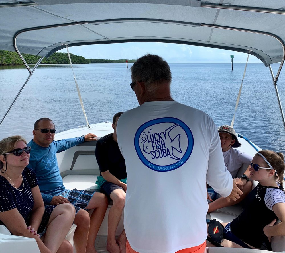 Lucky Fish Scuba Logo