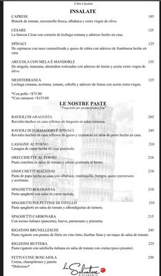 Menu photo 5 Da Salvatore Tijuana, BCN Menu photo 5 Da Salvatore Tijuana, BCN