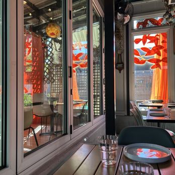 Ajja - Enclosed patio - Middle Eastern Near Me - Raleigh, North Carolina