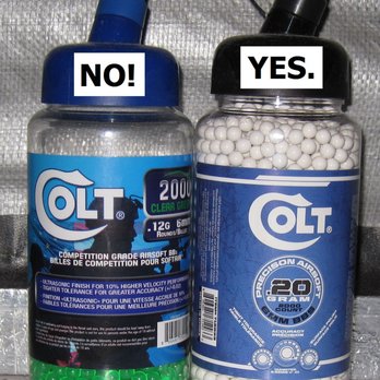 Big 5 Sporting Goods - Ammo is very important! Do not buy the 0.12 green airsoft balls! Useless junk. Buy the 0.2 white balls. - Sporting Goods Near Me - Burbank, California Big 5 Sporting Goods - Ammo is very important! Do not buy the 0.12 green airsoft balls! Useless junk. Buy the 0.2 white balls. - Sporting Goods Near Me - Burbank, California