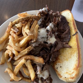 3 Friends Bar & Grill - Philly cheese steak (without peppers and onions) and fries - American Near Me - Piedmont, South Carolina