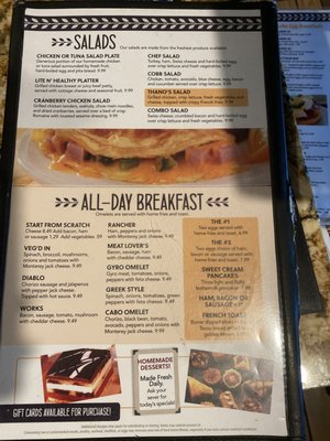 Menu photo 2 Thano's Family Restaurant Canfield, OH Menu photo 2 Thano's Family Restaurant Canfield, OH