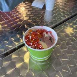 Boba on yogurt Boba on yogurt