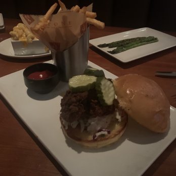 Redstone American Grill - Tennessee hot chicken sandwich - Steakhouses Near Me - Maple Grove, Minnesota Redstone American Grill - Tennessee hot chicken sandwich - Steakhouses Near Me - Maple Grove, Minnesota