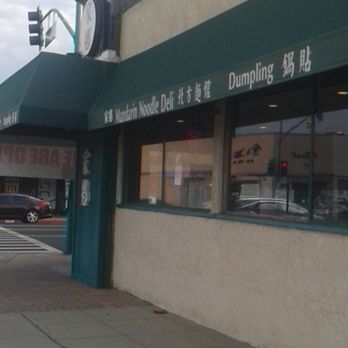 New Mandarin Noodle Deli - Outside. - Chinese Near Me - Temple City, California