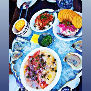 Found Oyster - Sicilian crudo, oysters, trout dip, crab dip - Seafood Near Me - Los Angeles, California