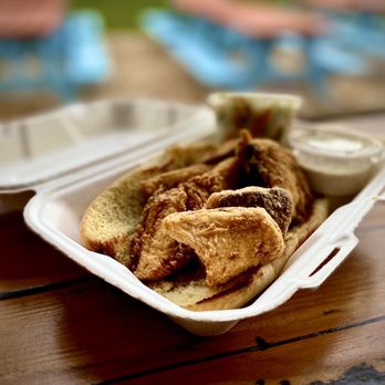 Saltbox Seafood Joint - Trout Sandwich - Seafood Near Me - Durham, North Carolina Saltbox Seafood Joint - Trout Sandwich - Seafood Near Me - Durham, North Carolina