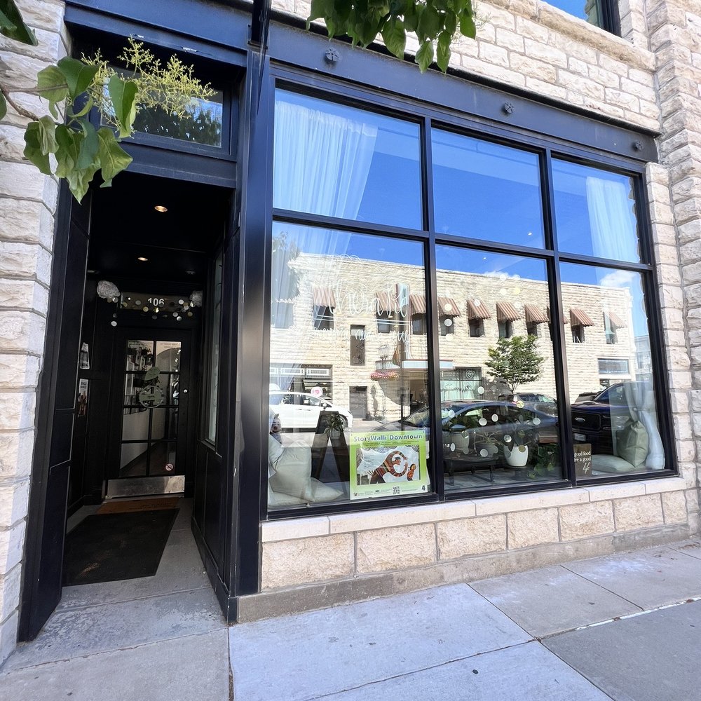 TheraPie - the reflection of a building across the street - Bakeries Near Me - Manhattan, Kansas TheraPie - the reflection of a building across the street - Bakeries Near Me - Manhattan, Kansas