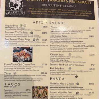 Ghostfish Brewing - Menu - Breweries Near Me - Seattle, Washington