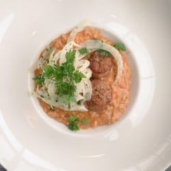 Meripaviljonki - Risotto with scallops