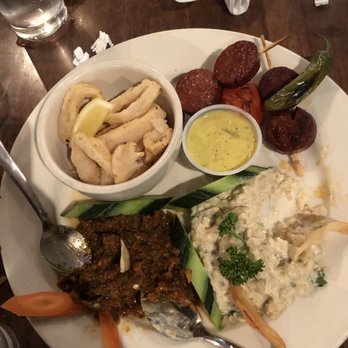 Cafe Istanbul - Combination of appetizers - Turkish Near Me - Plano, Texas