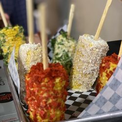 Elote corn sampler