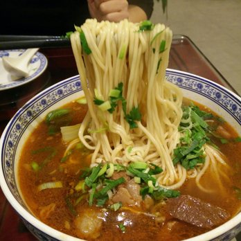 Orient Express - You get a choice of about 8 or so different noodle styles.  We chose the basic hand pulled medium round one. - Noodles Near Me - Toronto, Ontario