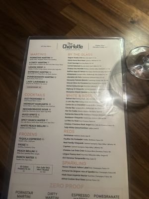 Menu photo 1 The Charlotte American Bistro Dallas, TX Menu photo 1 The Charlotte American Bistro Dallas, TX