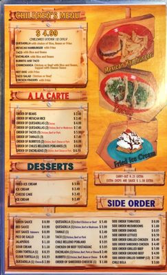 Menu photo 1 El Camino Real Clinton, MO
