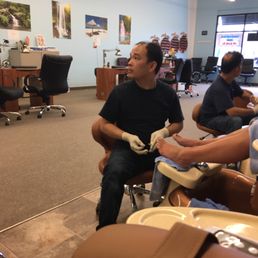 Word to the people that want a great massage- get this guy!!  My sister got the best foot and leg massage ever! I was so jealous!