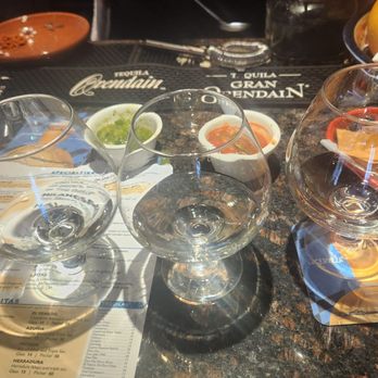 Roberto's Cantina - Shots of tequila served in beautiful glassware & with citrus, tajin & black salt - Mexican Near Me - Sunnyvale, California