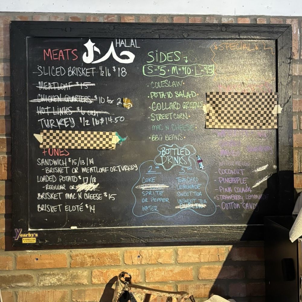 Yearby's BBQ & Waterice - Menu - Barbeque Near Me - Pilot Point, Texas Yearby's BBQ & Waterice - Menu - Barbeque Near Me - Pilot Point, Texas