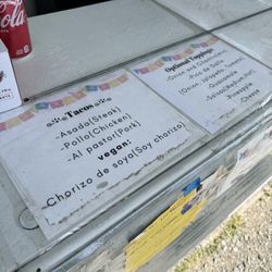 The Magic Flavor Of The Taco - Menu
