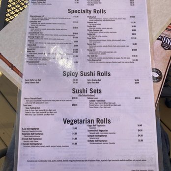 Shoccu - Menu 1 - Asian Fusion Near Me - Fort Wayne, Indiana