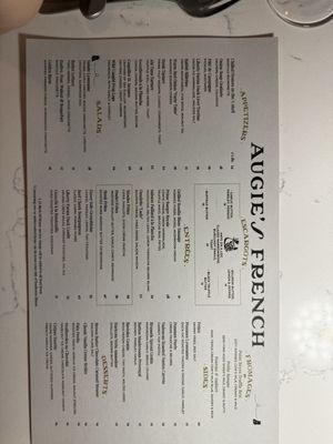 Menu photo 5 Augie's French Santa Rosa, CA
