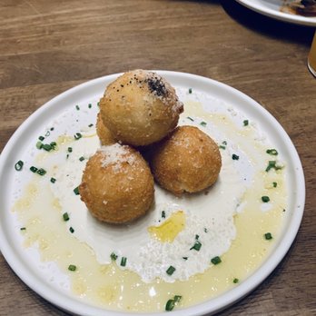OLIVIA - Arancini with a yummy ricotta sauce - Italian Near Me - Tampa, Florida OLIVIA - Arancini with a yummy ricotta sauce - Italian Near Me - Tampa, Florida