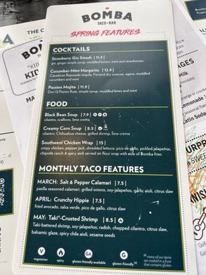 Menu photo 5 Bomba Taco + Bar Newtown, PA