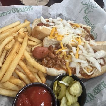 Beef 'O' Brady's - Chili hotdogs - American Near Me - Apopka, Florida Beef 'O' Brady's - Chili hotdogs - American Near Me - Apopka, Florida