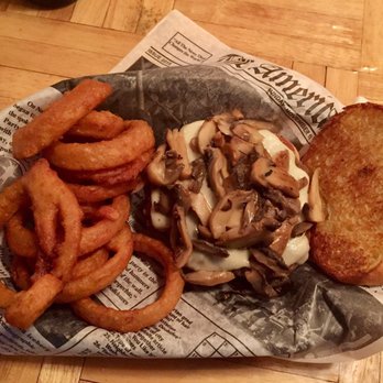 Sunken Horse Saloon - Mushroom &a Swiss Burger is very good - Burgers Near Me - Mercer, Wisconsin Sunken Horse Saloon - Mushroom &a Swiss Burger is very good - Burgers Near Me - Mercer, Wisconsin