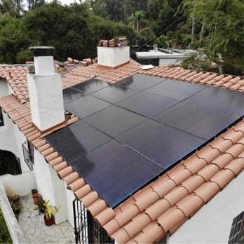 AAA Jack The Roofer - Tile install around solar panel - super clean - Roofing Near Me - Los Angeles, California