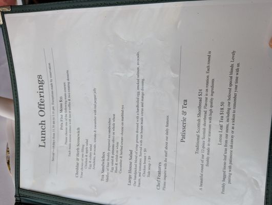 Menu photo 5 White Heather Tea Room Victoria, BC Menu photo 5 White Heather Tea Room Victoria, BC