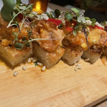 Empire - spicy salmon rice bites - Lounges Near Me - Boston, Massachusetts