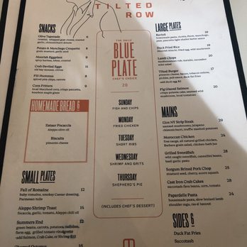 The Tilted Row - Full menu - Cocktail Bars Near Me - Baltimore, Maryland The Tilted Row - Full menu - Cocktail Bars Near Me - Baltimore, Maryland