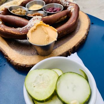 Waldmann Brewery - a plate of pretzels and cucumbers - Breweries Near Me - Saint Paul, Minnesota Waldmann Brewery - a plate of pretzels and cucumbers - Breweries Near Me - Saint Paul, Minnesota