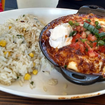 Blanco Cocina + Cantina - Short rib enchilada, double rice instead of beans - Tacos Near Me - Phoenix, Arizona