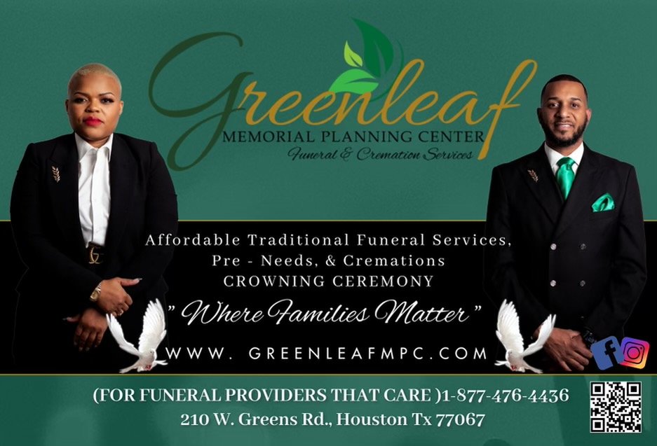 GREENLEAF MEMORIAL PLANNING CENTER Request Information 210 WGreens