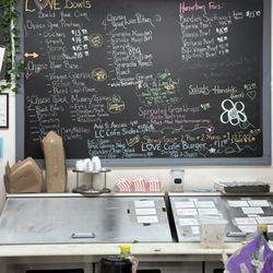 Love Cafe - One of the menu boards