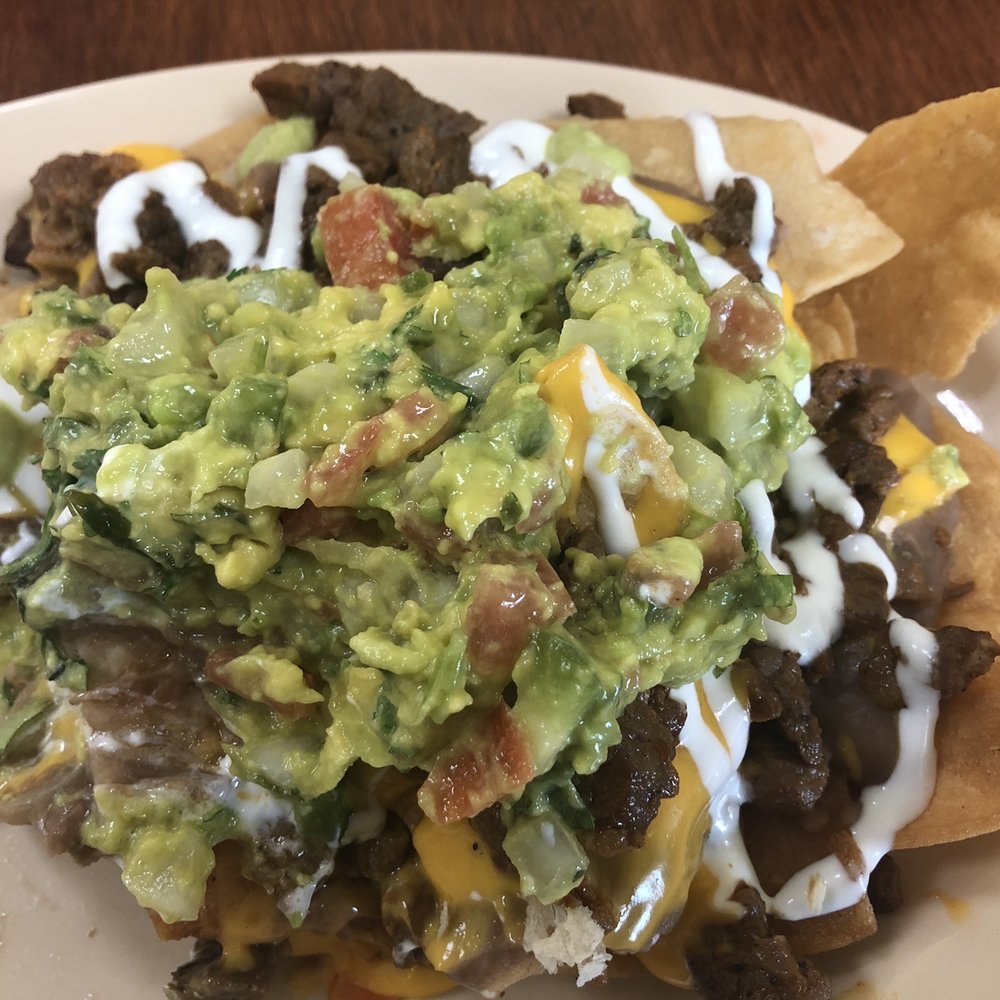 Mexpozole Restaurant - Beef Nachos! This is 1/2 of my order. - Breakfast & Brunch Near Me - Katy, Texas Mexpozole Restaurant - Beef Nachos! This is 1/2 of my order. - Breakfast & Brunch Near Me - Katy, Texas