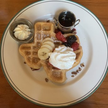 1886 Cafe & Bakery - Maple Texas Pecan Waffle - American Near Me - Austin, Texas 1886 Cafe & Bakery - Maple Texas Pecan Waffle - American Near Me - Austin, Texas