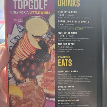 Topgolf - Menu - Golf Near Me - Burlingame, California Topgolf - Menu - Golf Near Me - Burlingame, California