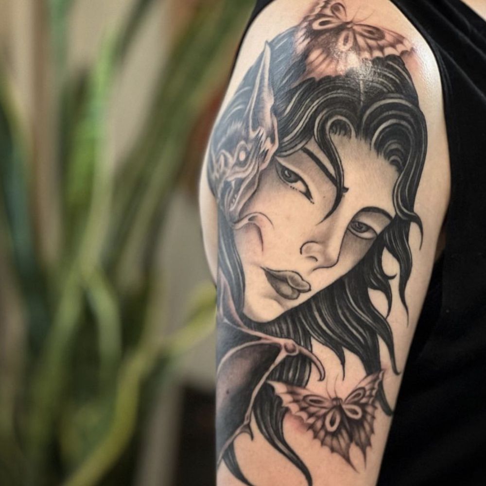 My Favorite Tattoo: Hello Kitty Dia de Los Muertos Design, image size:1000x1000