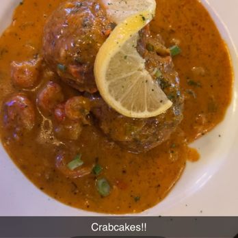 T Marie's - Crab cakes w crawfish sauce - Italian Near Me - Mobile, Alabama