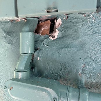 Silverline Solar - Canoga Park - Poor repair attempt at damaged stucco. - Solar Installation Near Me - Canoga Park, California